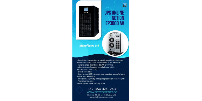UPS Online Netion EP 3000 AV