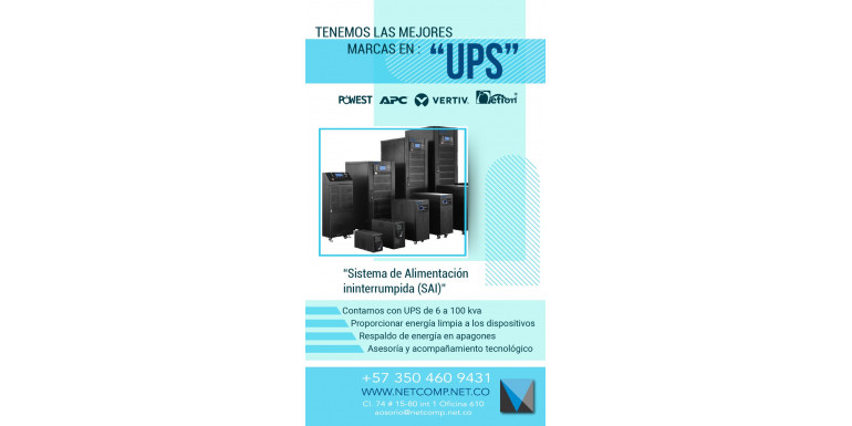 Tenemos las mejores marcas en UPS